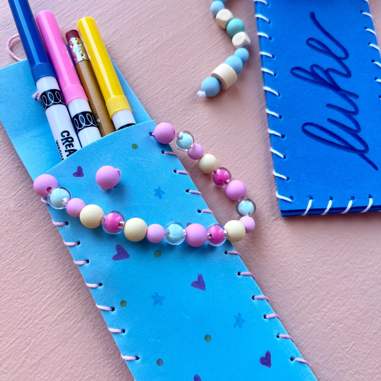 Kids Club: Hand Stitched Pencil Case