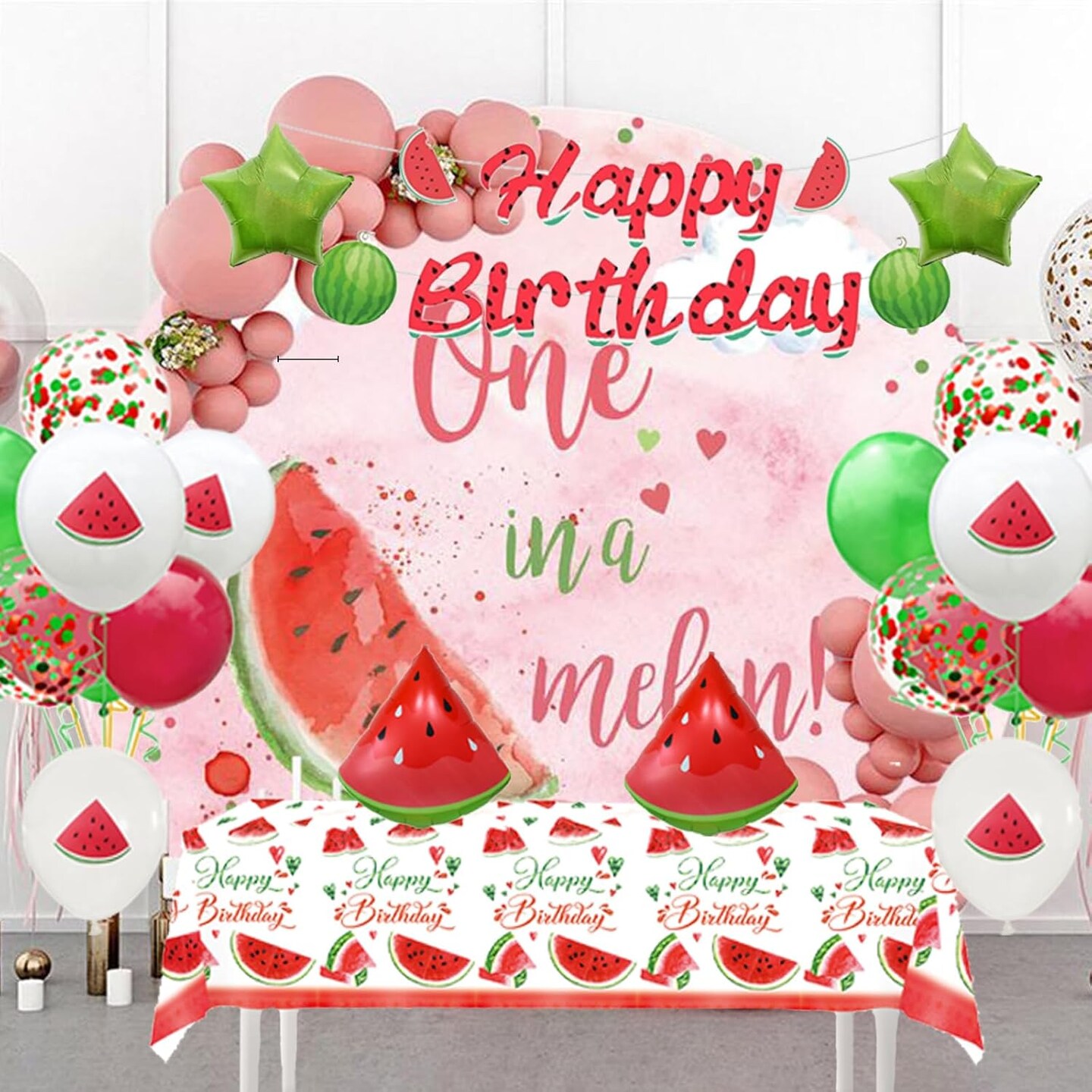Watermelon Birthday Party Decoration-Watermelon Party Supplies