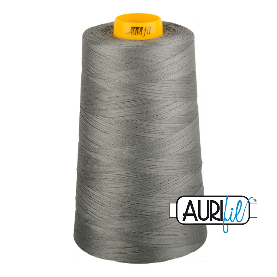 Grey Smoke (5004) | Forty3 (40wt, 3ply) Cone (3000M / 3280Y) | Aurifil Thread