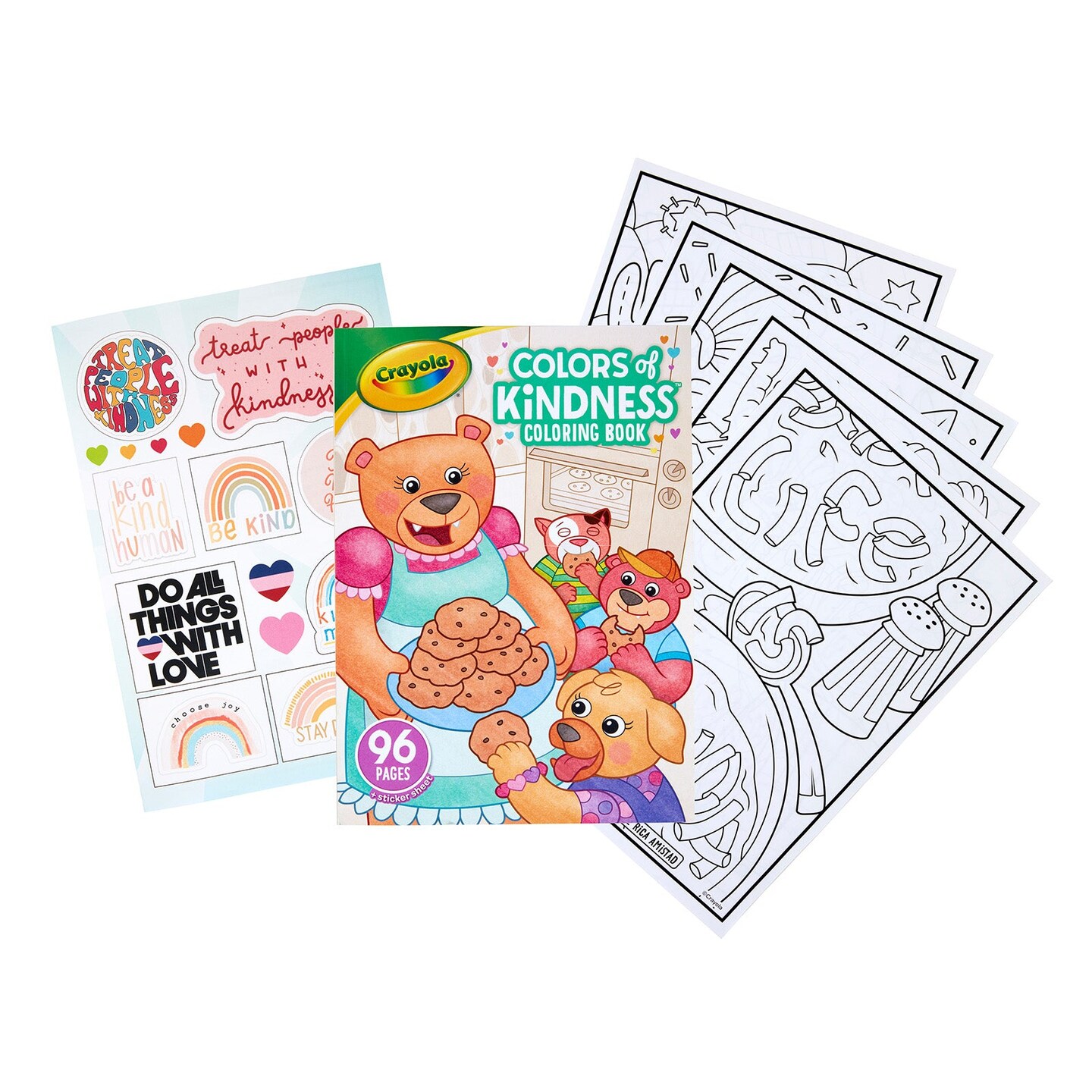 Colors of Kindness Coloring Book, 96 Pages