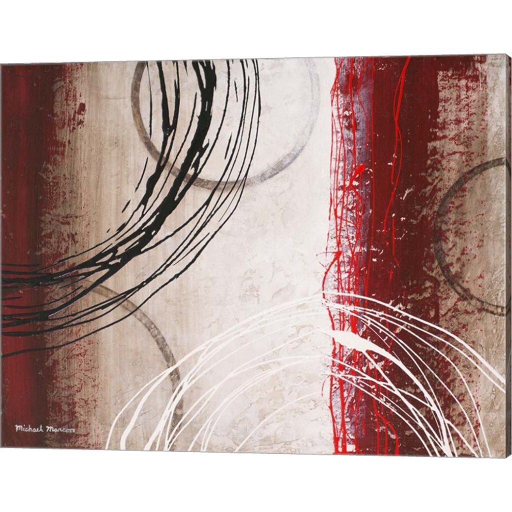 Tricolored Gestures by Michael Marcon 15" x 12" Canvas Wall Art (Set of 2)