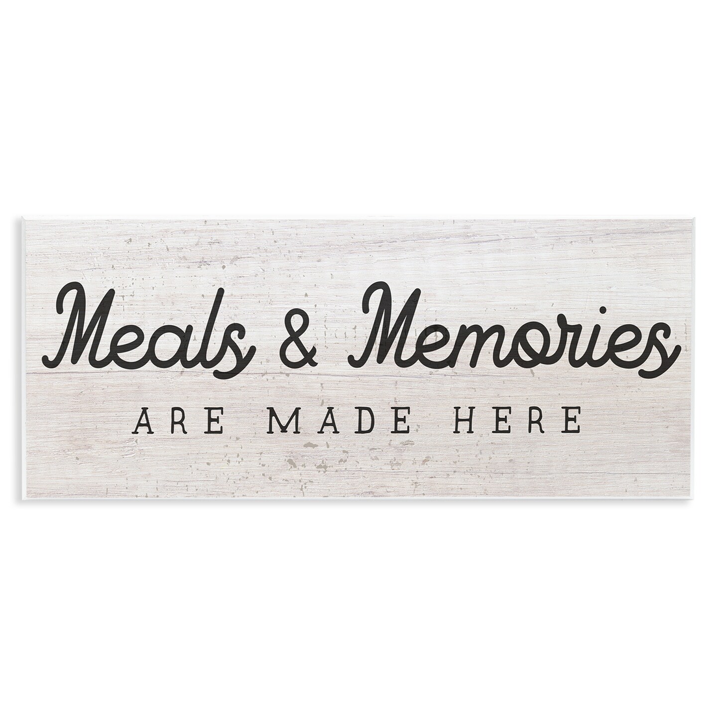 Stupell Industries Meals &#x26; Memories Kitchen Sign Wall Plaque Art