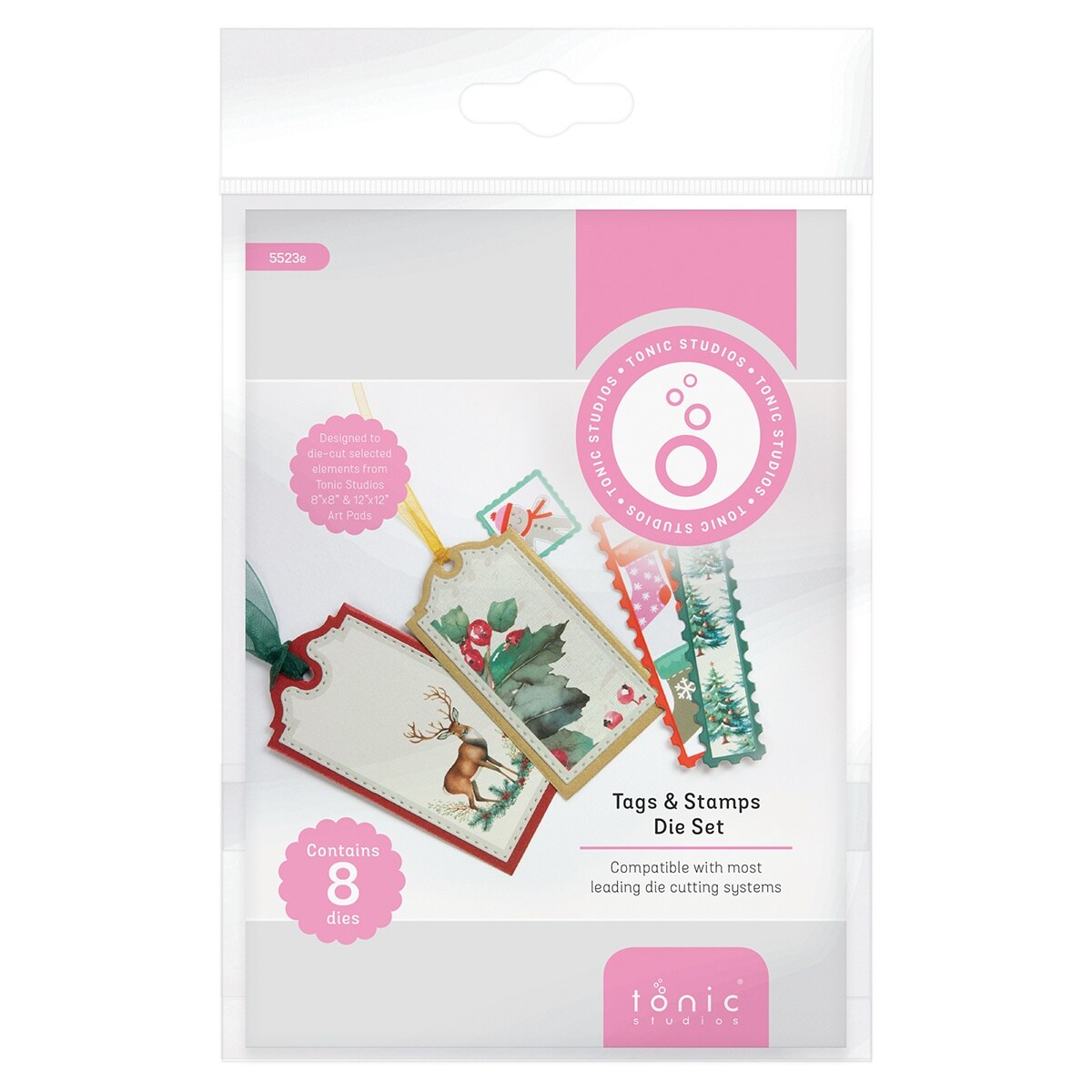 Tonic Studios Die Set-Tags &#x26; Stamps