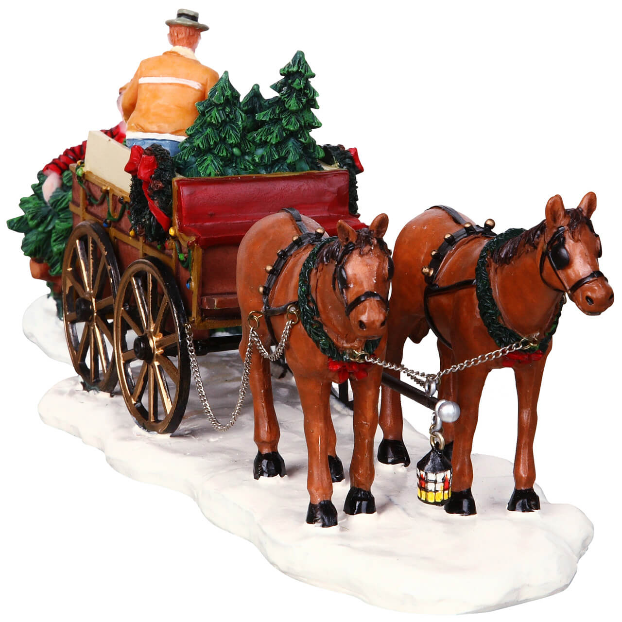 LEMAX Christmas Tree Wagon, set of 2 #43451