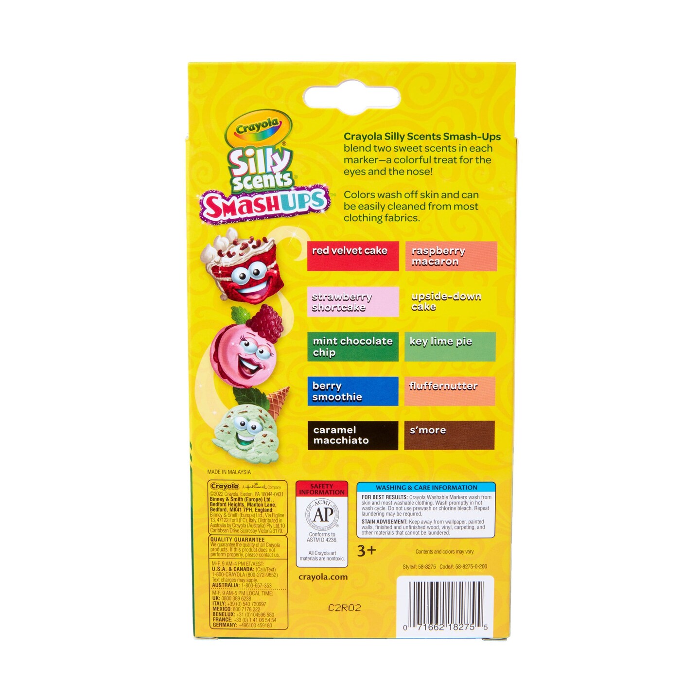Silly Scents&#x2122; Smash Ups Slim Washable Scented Markers, 10 Count