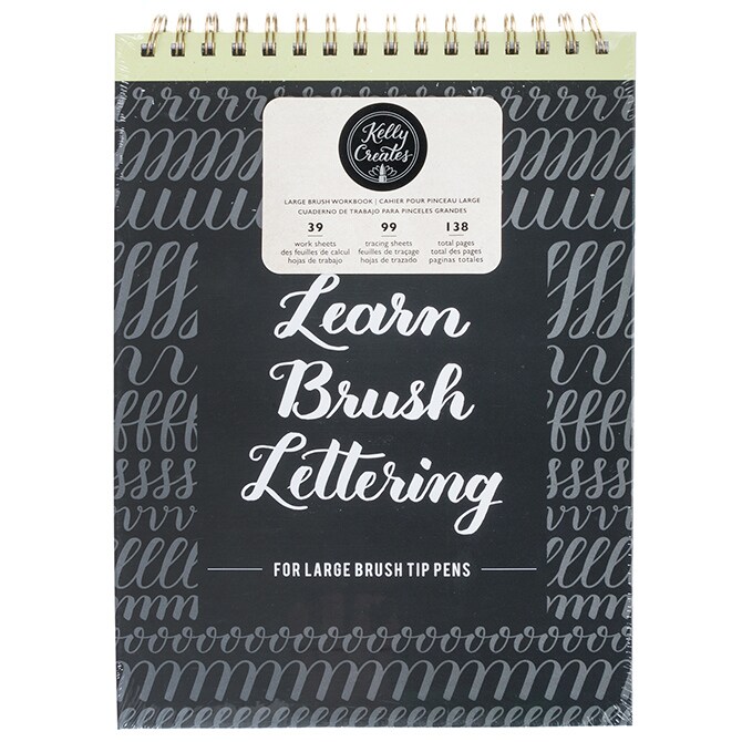 Paper Pad Kelly Creates Large Brush Workbook 8.5&#x22;X12.3&#x22; 138 Sheets 343561 by American Crafts