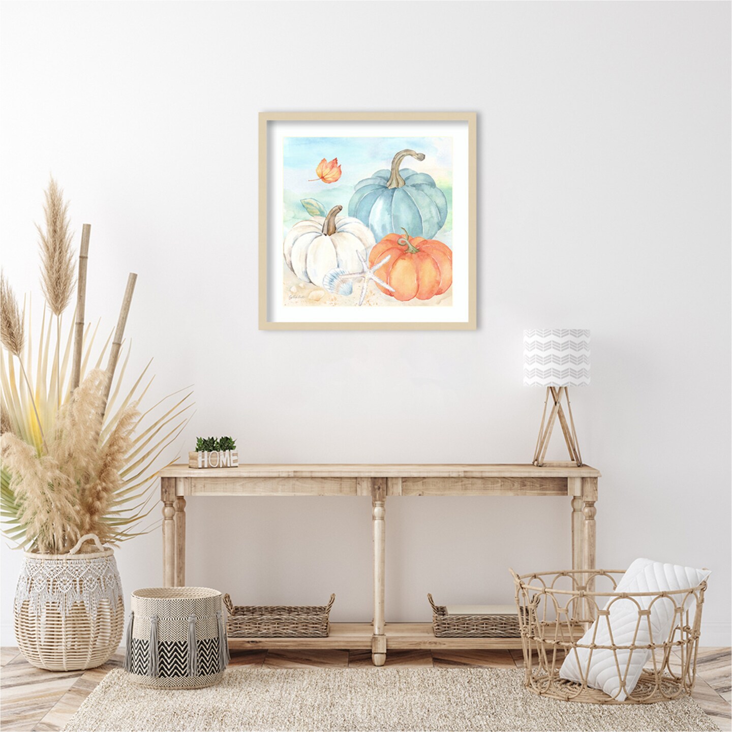 Harvest by the Sea V by Cynthia Coulter Wood Framed Wall Art Print