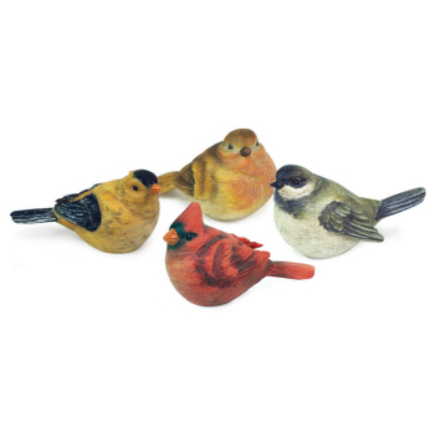 Melrose Birds Tabletop Figurines - 4&#x22; - Multicolor - Set of 12