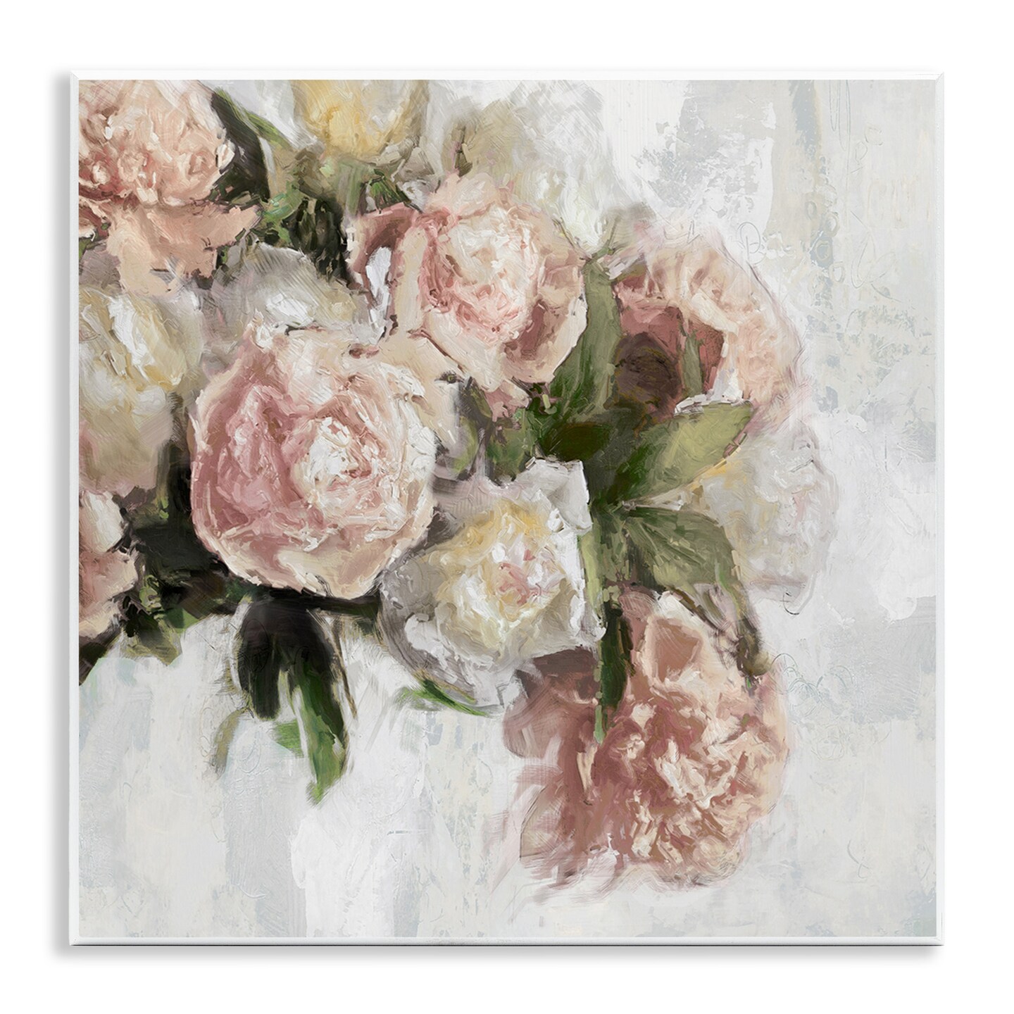 Stupell Industries Elegant Pink Roses Arrangement Wall Plaque Art