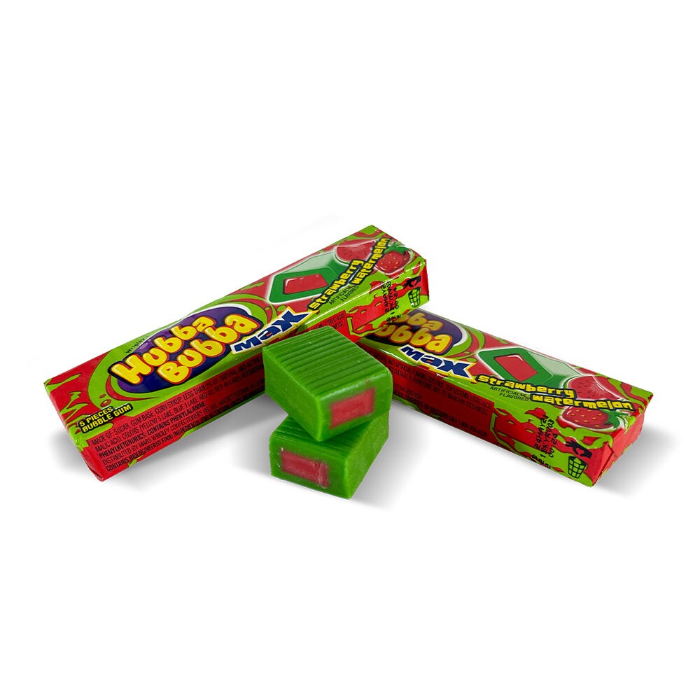 Hubba Bubba Max Straw Water 18Ct