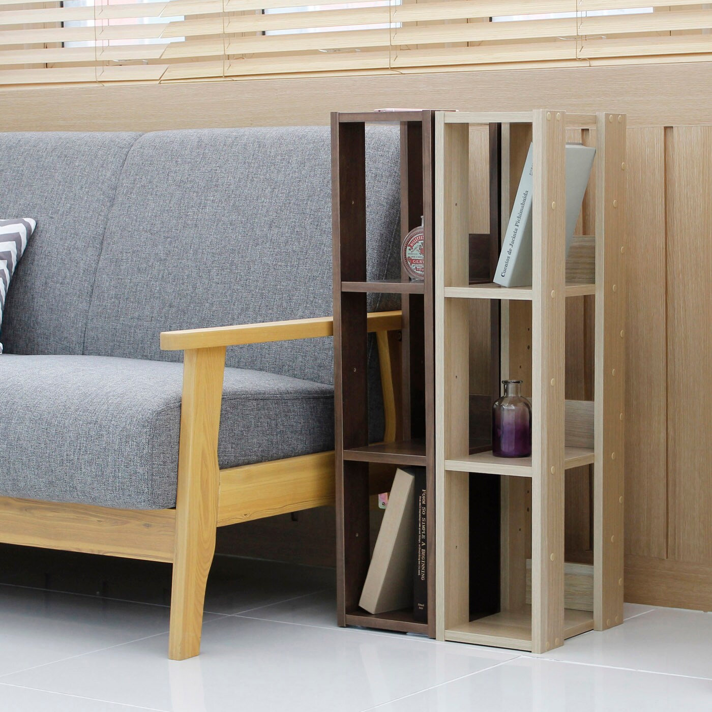 IRIS USA Rack 3-Shelf Open Wood Shelving Unit