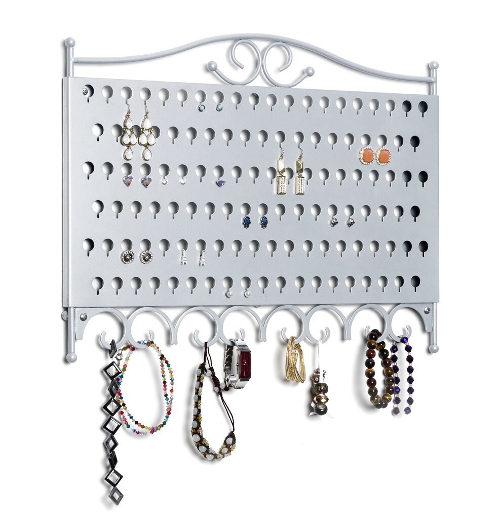 Mango Steam Wall Mounted Display Organizer for Jewelry & Earrings