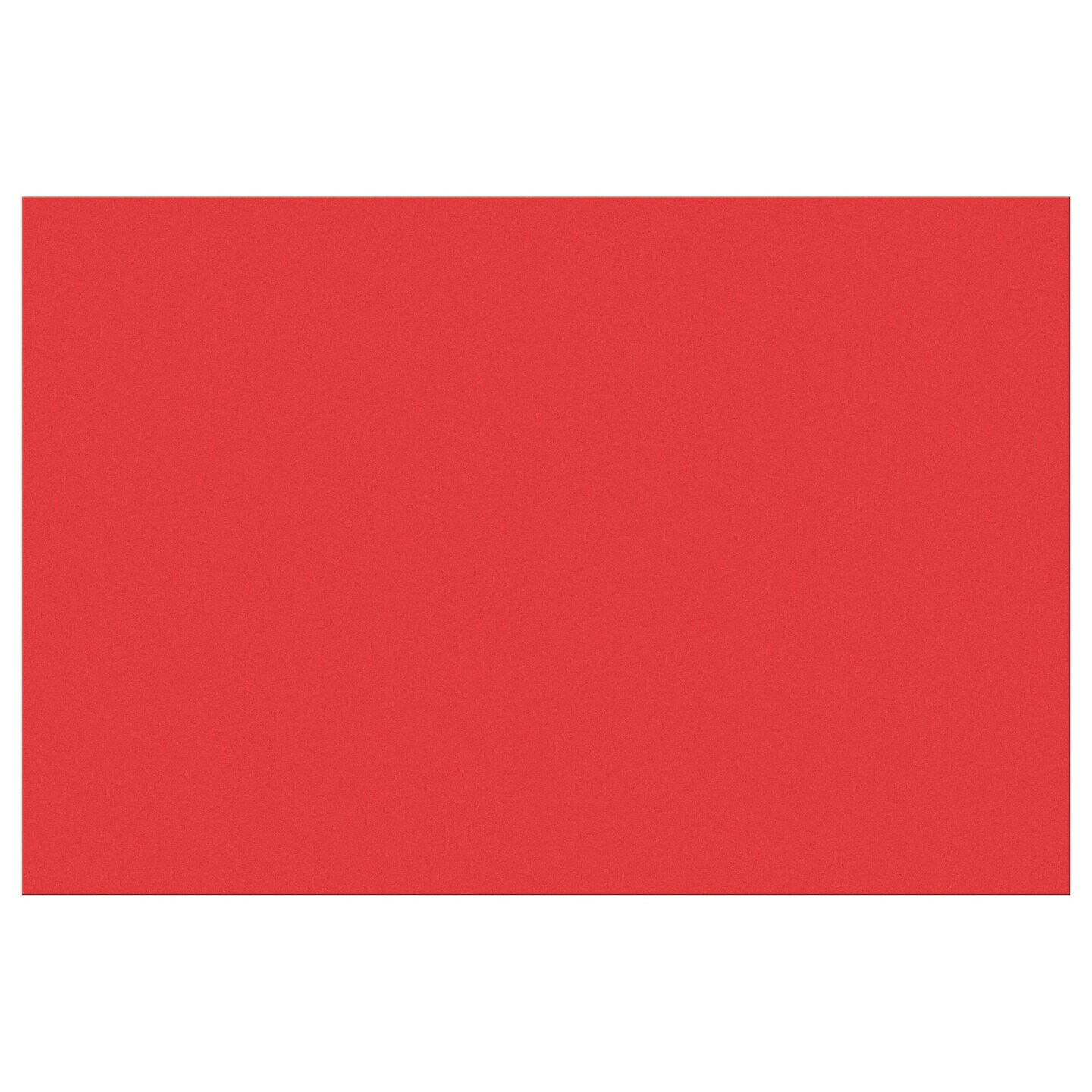 Construction Paper, Holiday Red, 12&#x22; x 18&#x22;, 50 Sheets