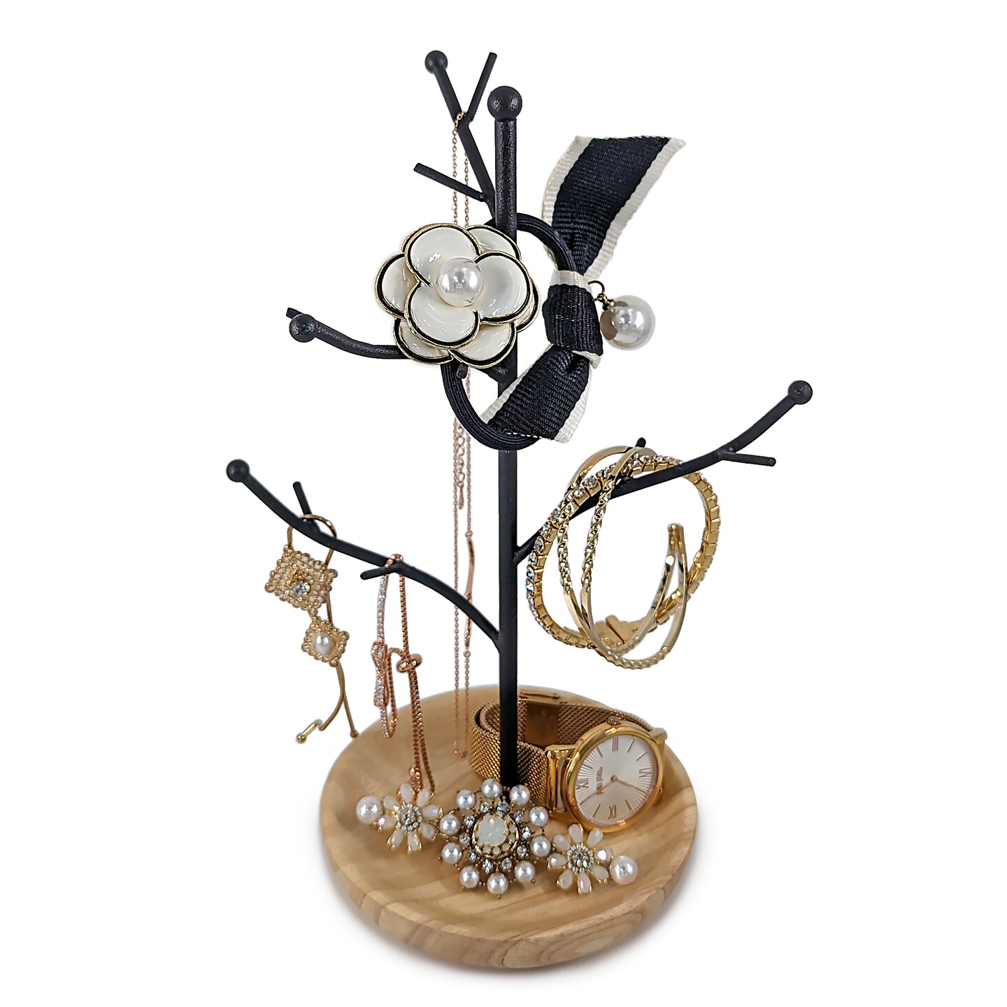 Mango Steam Jewelry Tree Hanger for Bracelets, Necklaces, Hoop Earrings, &#x26; Rings