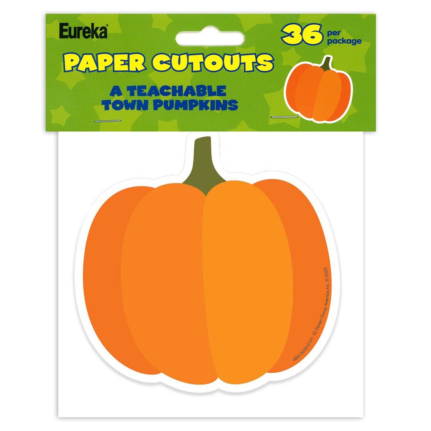 A Teachable Town Pumpkins Paper Cut-Outs, Pack of 36