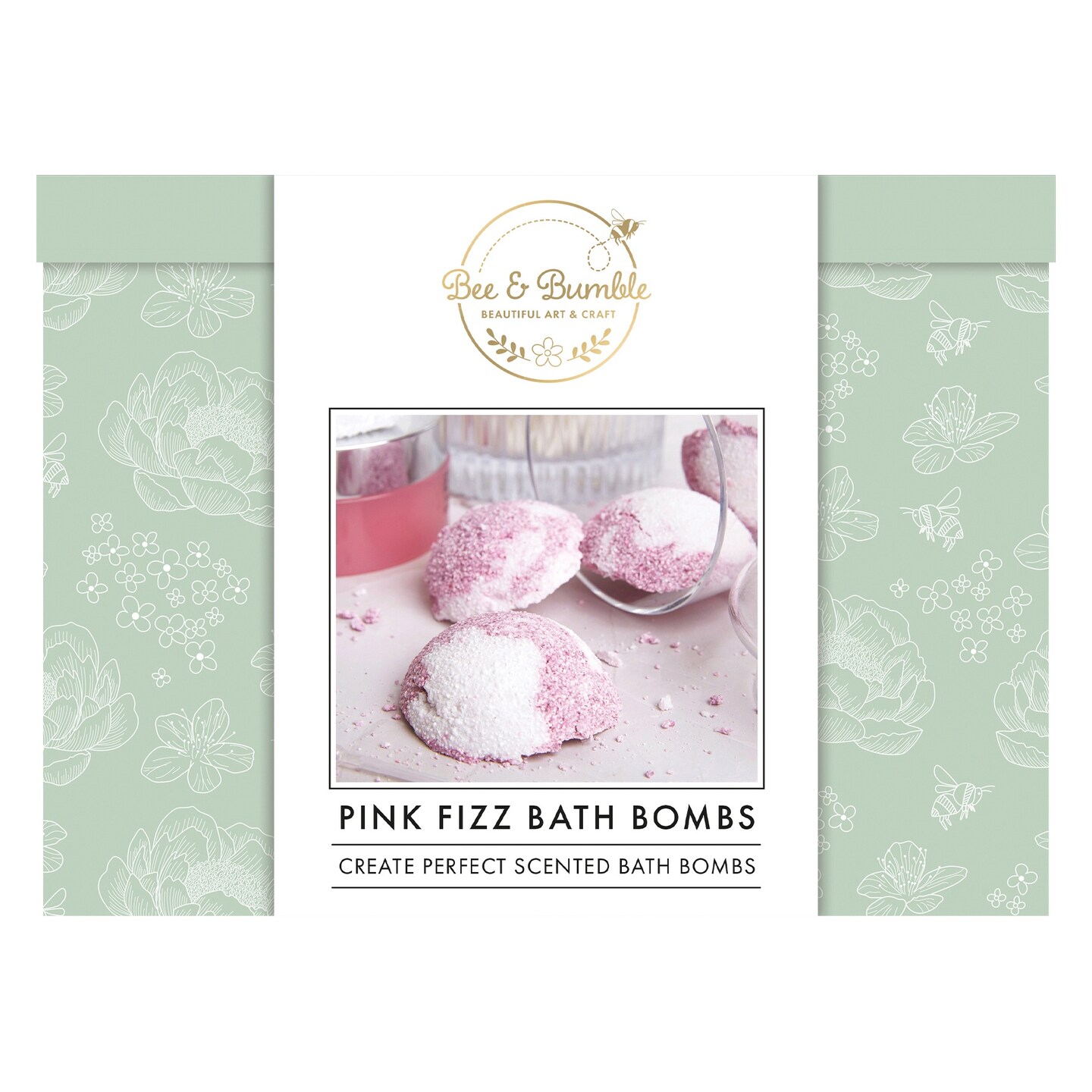 Bee &#x26; Bumble Bath Bomb Craft Kit-Pink Fizz