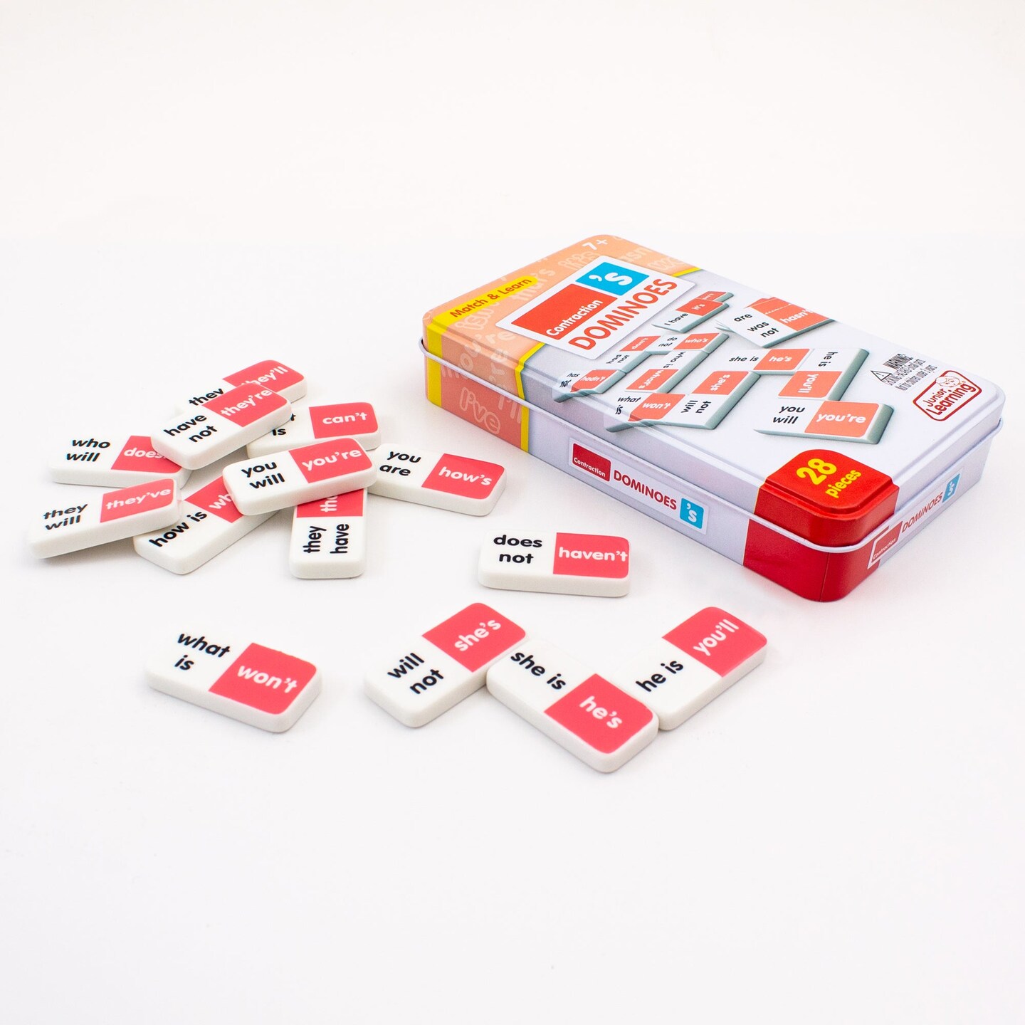 Contraction Match &#x26; Learn Dominoes