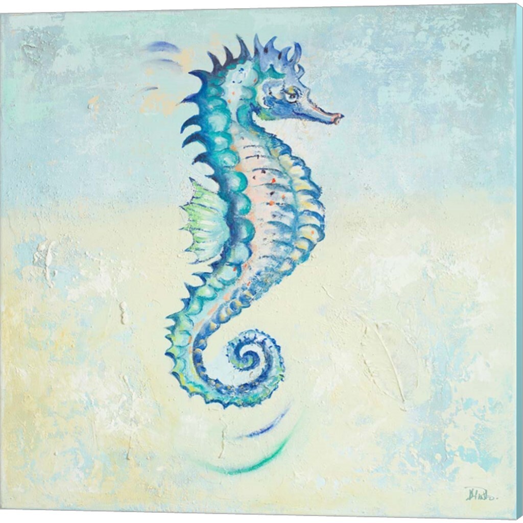 Surf Side by Patricia Pinto 14" x 14" Canvas Wall Art (Set of 2)