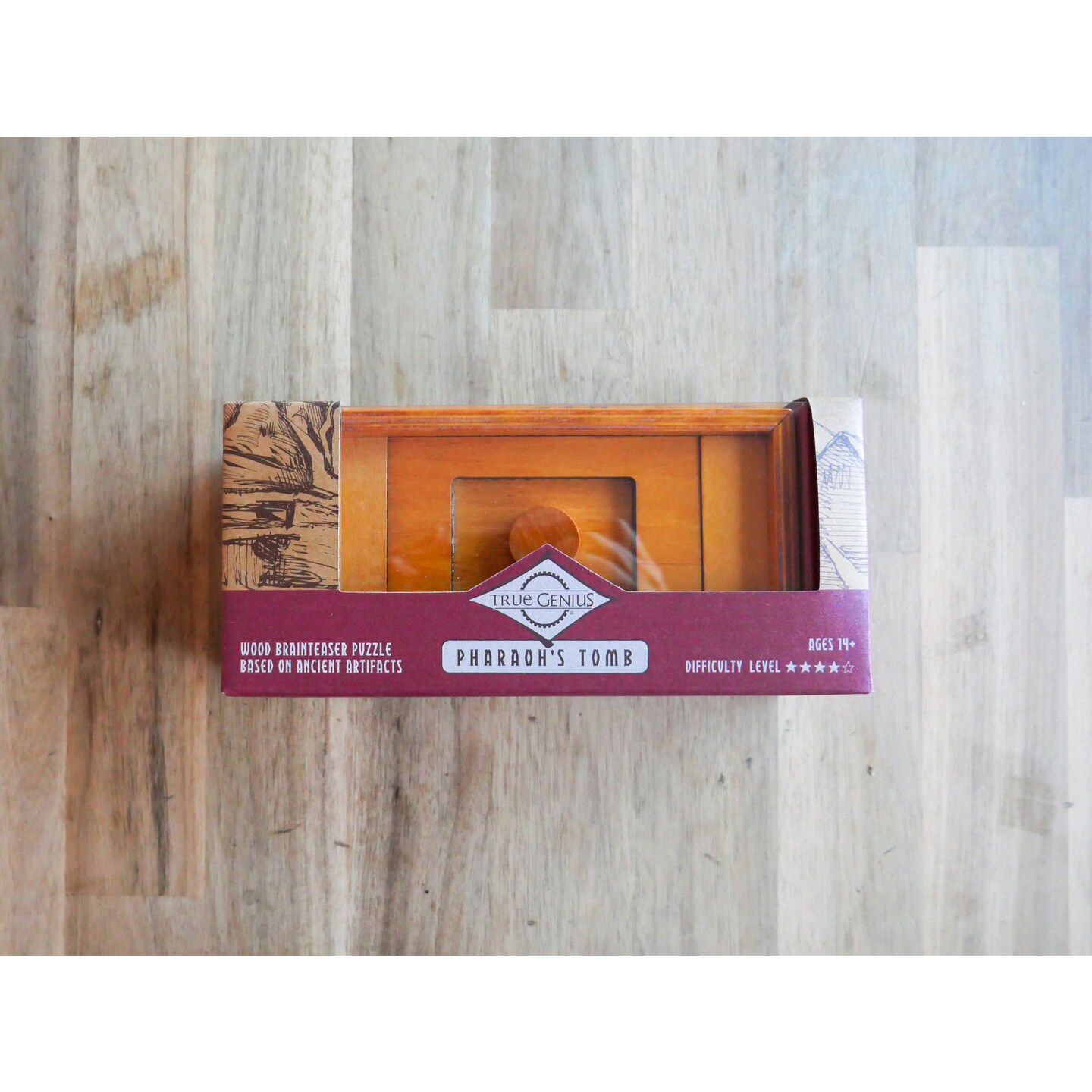 True Genius - Pharoah&#x27;s Tomb Puzzle Box