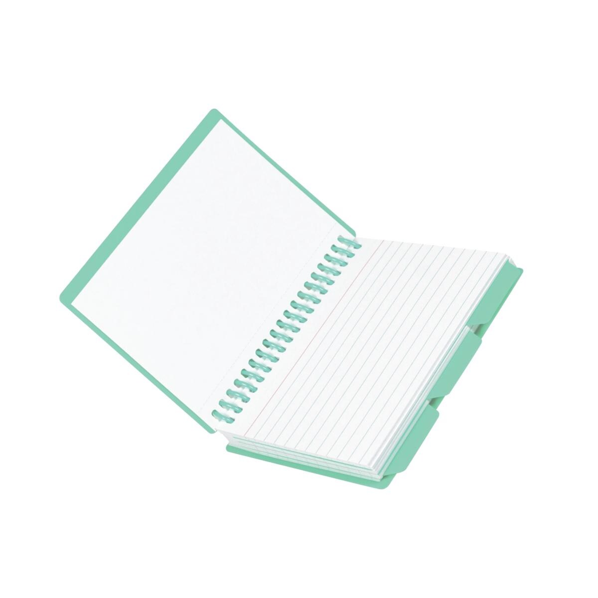 C-Line Products  Spiral Bound Index Card Notebook with Index Tabs