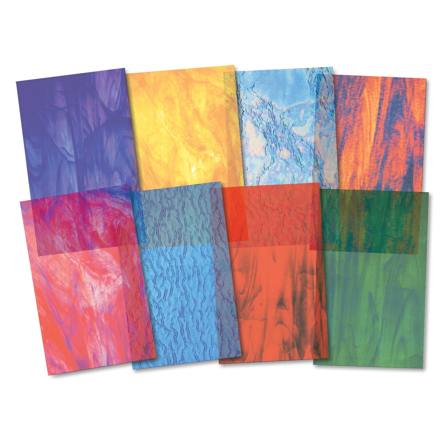 Stained Glass Paper, 8-1/2&#x22; x 11&#x22;, 24 Sheets