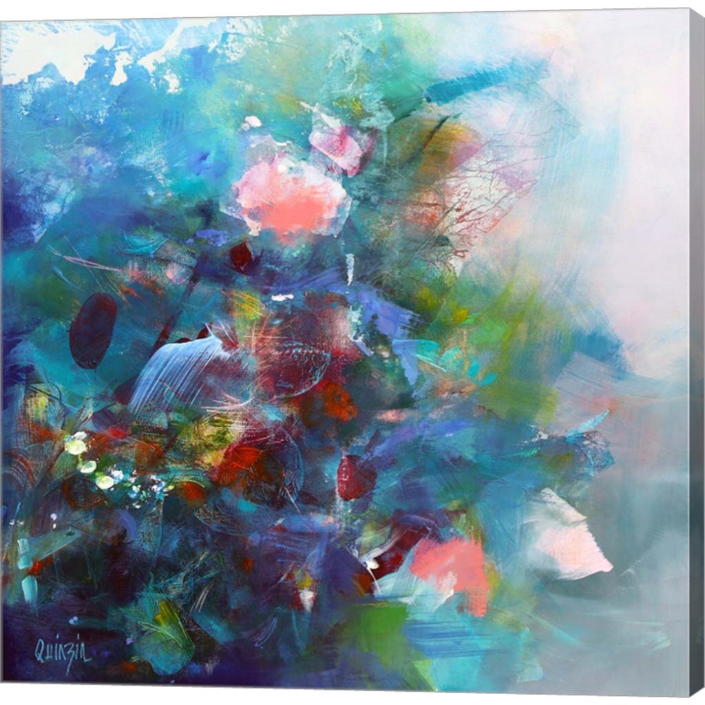 Climbing Plants by Marianne Quinzin 24&#x22; x 24&#x22; Canvas Wall Art