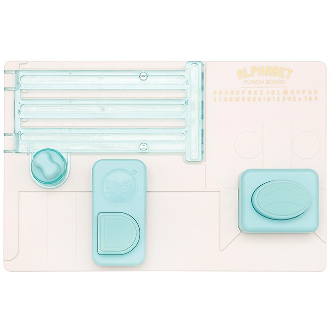 We R Memory Keepers Alphabet Punch Board Crafts Scrapbooking 660889 by American Crafts