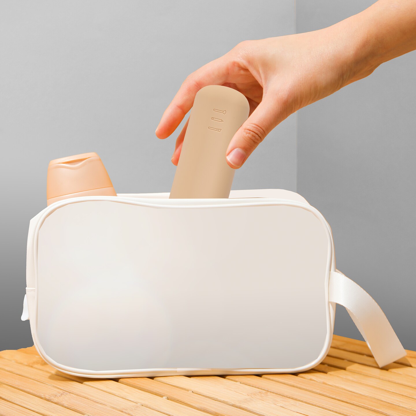 Sorbus Travel Cosmetic Makeup Brush Holder - Portable & Waterproof Silicone Organizer