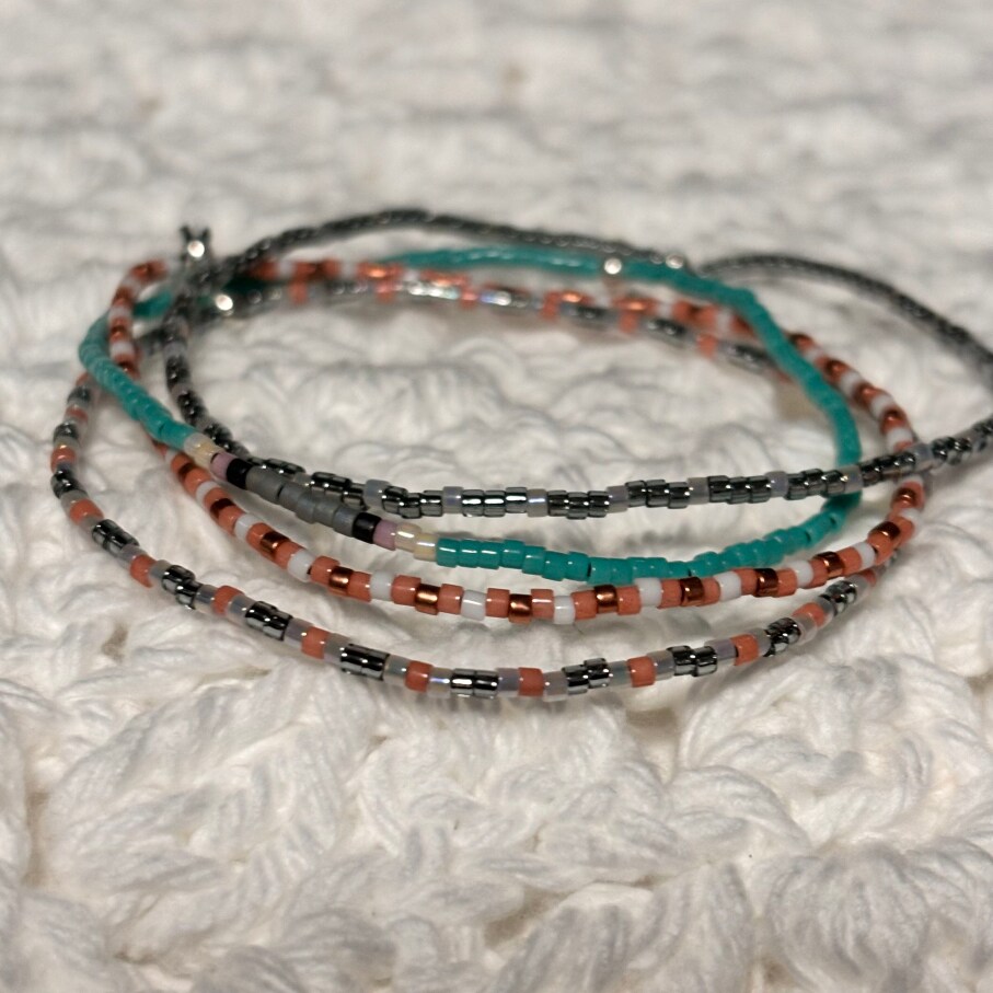 Bracelet, Beaded Bracelet, Stacked Bracelet Set SKUPTG8