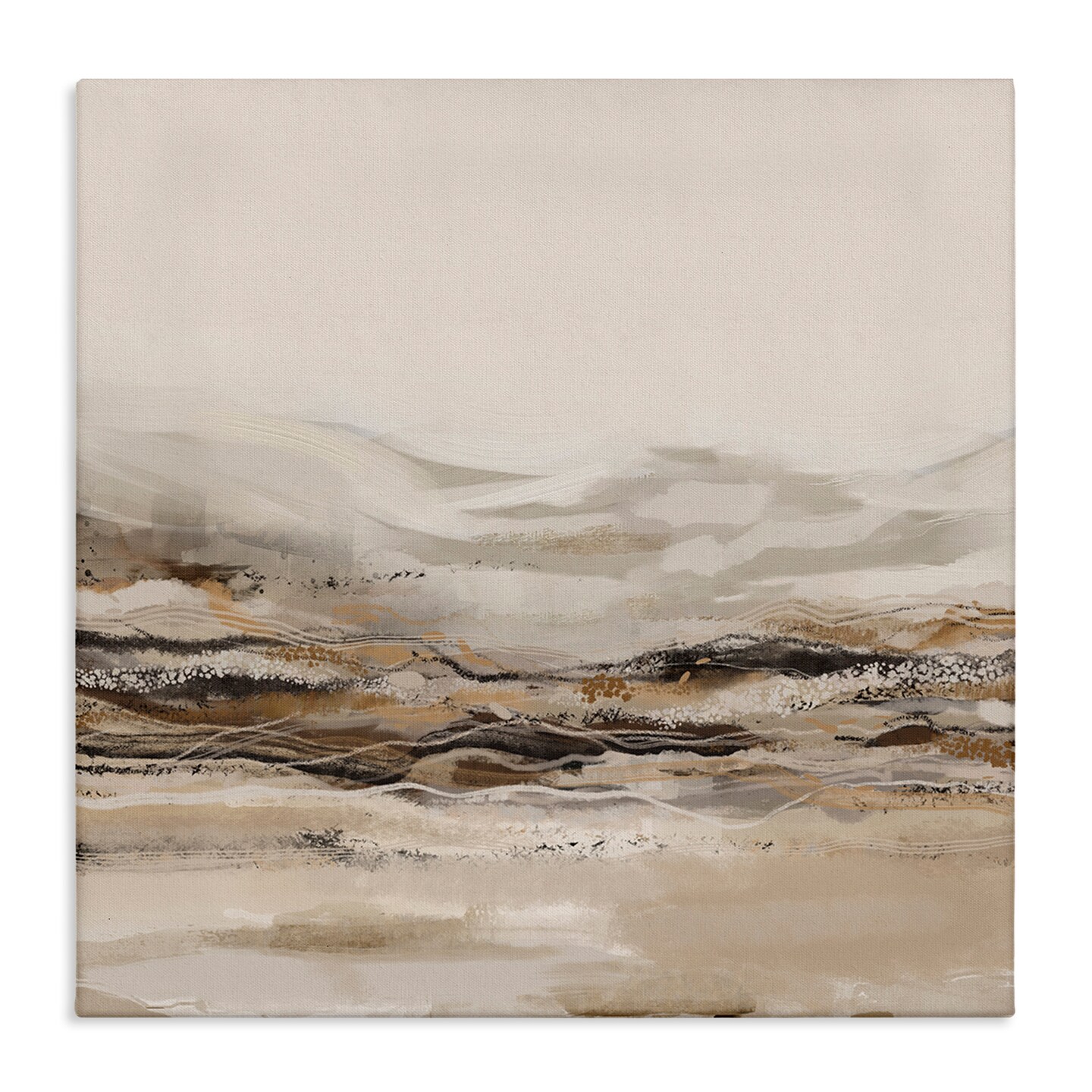 Stupell Industries Abstract Mountains Landscape Canvas Wall Art