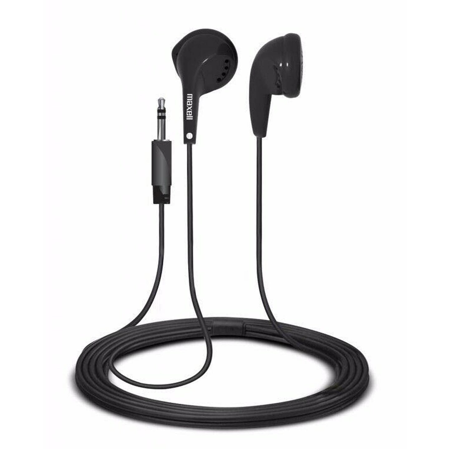 Budget Stereo Earbuds, Black