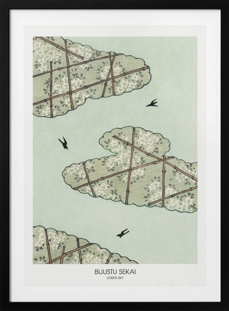 Green Sky Framed Art Modern Wall Decor Michaels