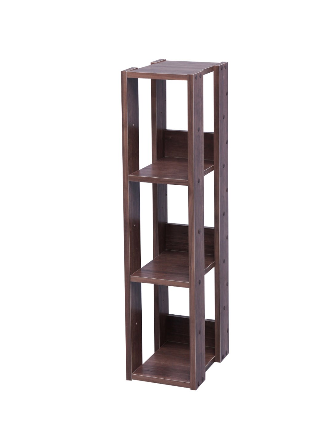 IRIS USA Rack 3-Shelf Open Wood Shelving Unit