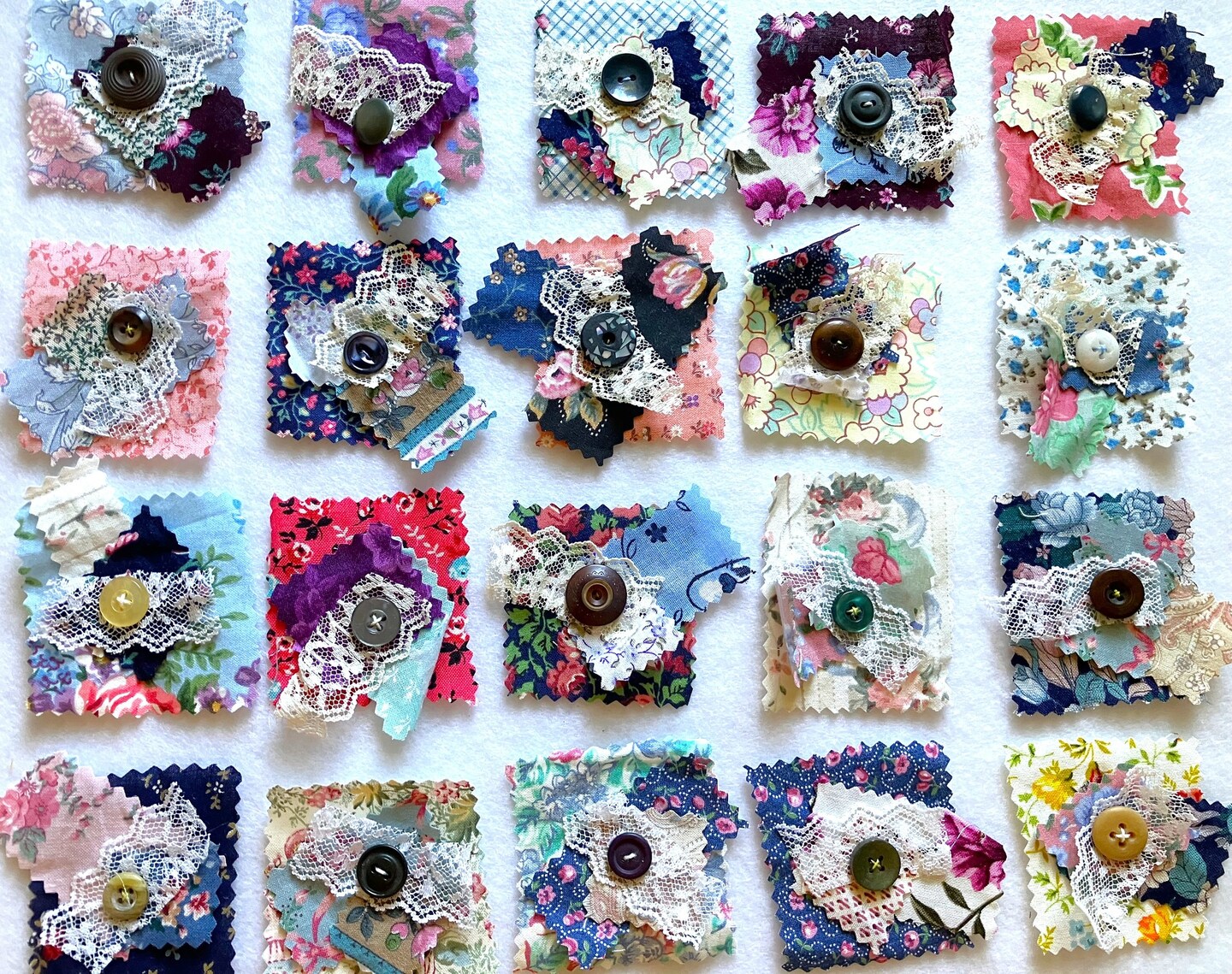 junkjournal♡old fabric and laceジャンクジャーナル 213725167005776.jpg