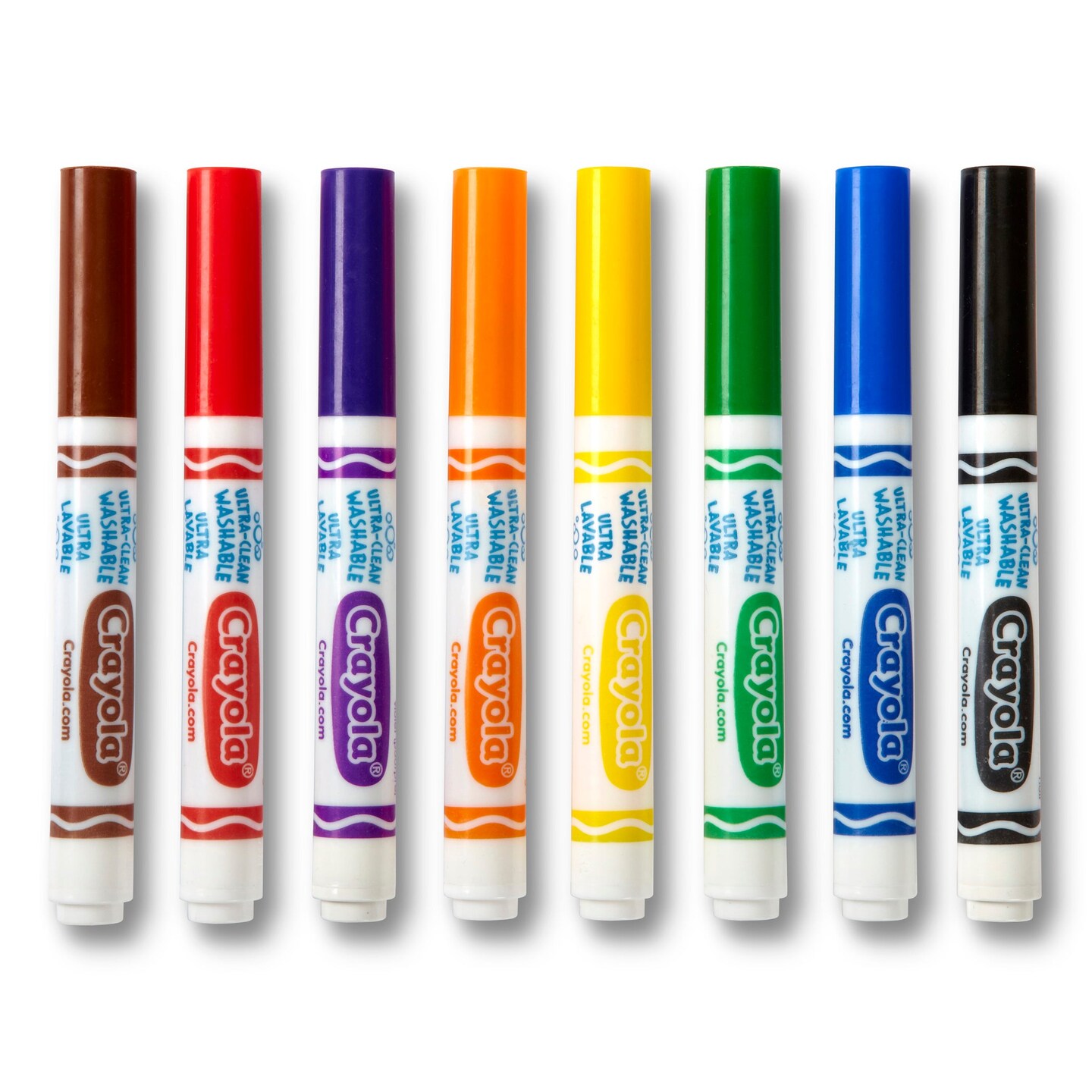 Ultra-Clean Markers, Conical Tip, Classic Colors, 8 Count