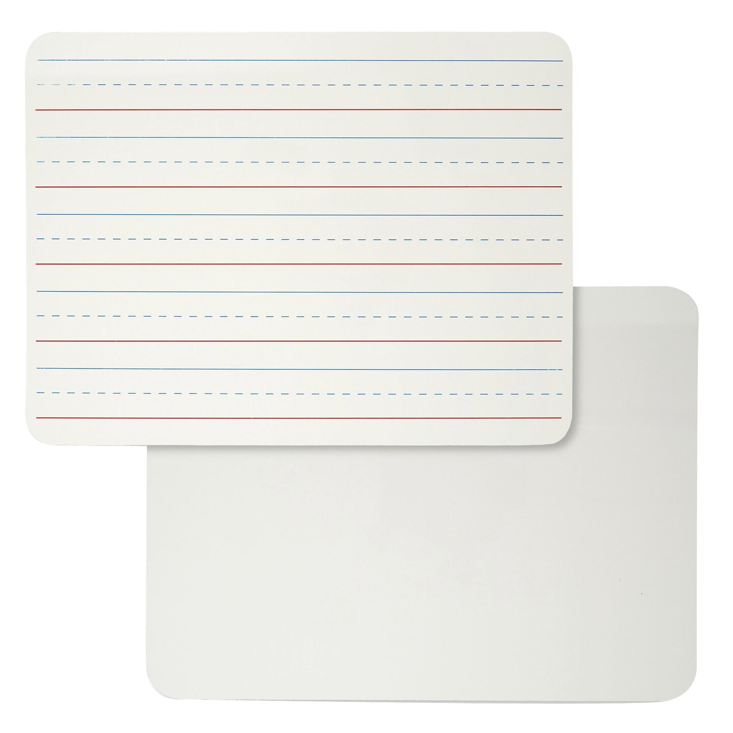 Dry Erase Board, Two Sided, Lined/Plain, 9&#x22; x 12&#x22;
