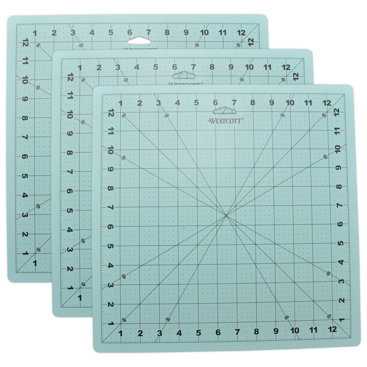 Self-Healing Cutting Mat, 12&#x22; x 12&#x22;, Pack of 3