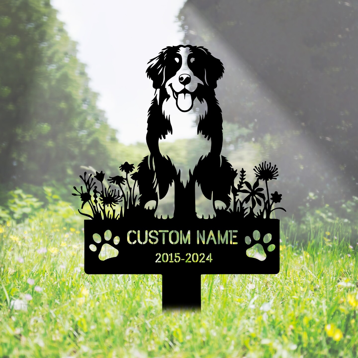 Bernese. hotsell mountain dog for home or garden or memorial