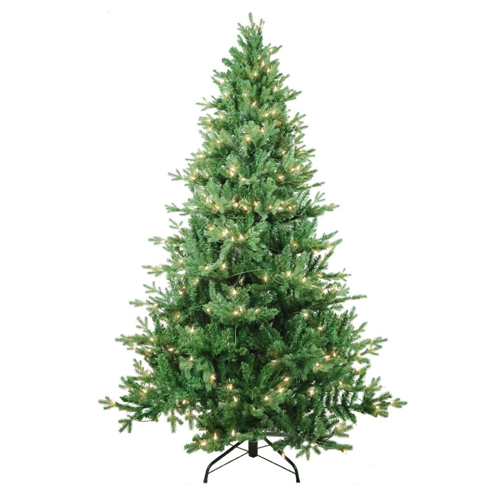 Kurt Adler 7-Foot Pre-Lit Clear Incandescent Jackson Pine Tree