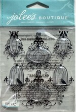 Jolee&#x27;s Boutique Bird Cages Repeat Dimensional Stickers