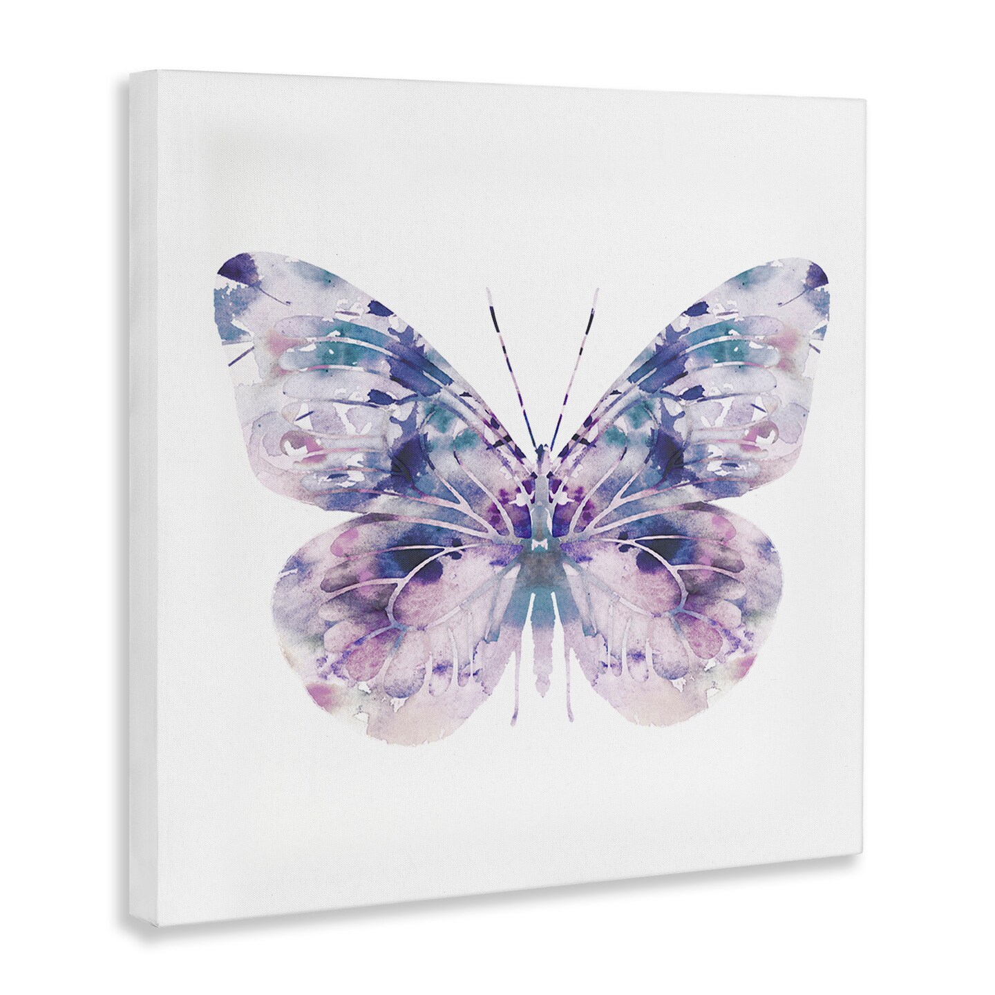 Stupell Industries Delicate Purple Butterfly Wings Canvas Wall Art
