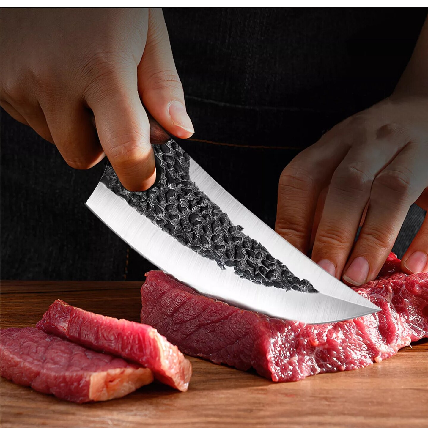 Kitcheniva Boning Knife Handmade with Leather Sheath