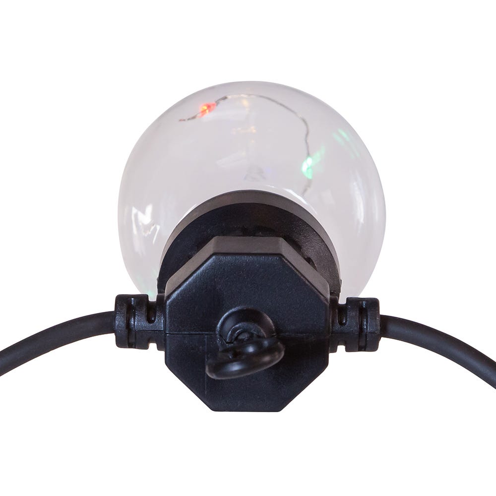 Kurt Adler 40-Light Edison Bulb Set with Multi-Colored Fairy Lights