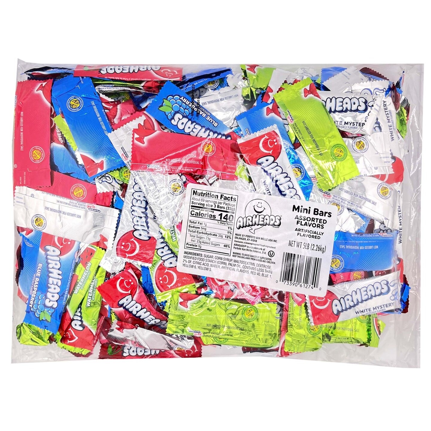 Bulk Airheads Mini Asst 5Lb