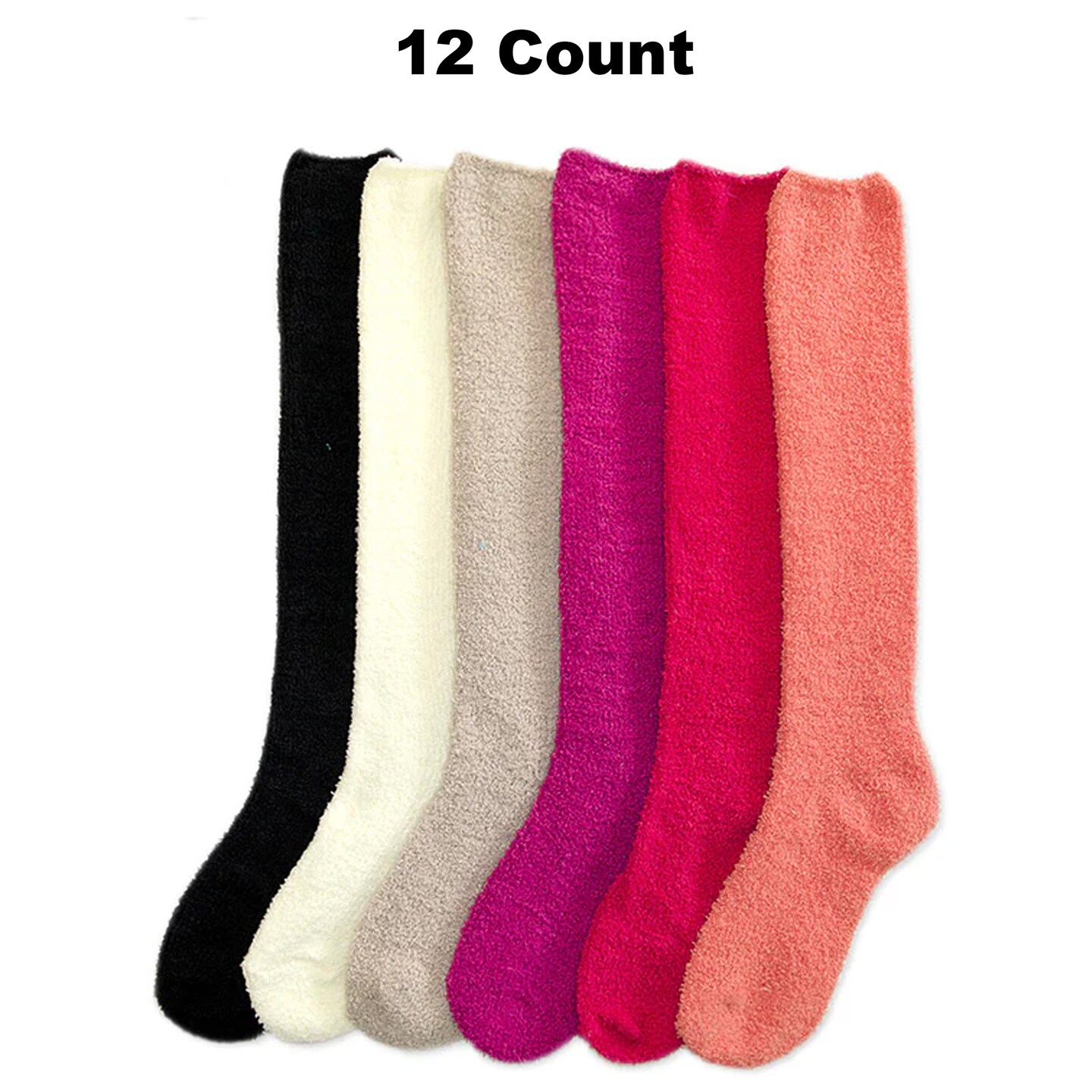 Mopas Ladies Plush Soft Knee High Sosks | RADYAN&#xAE;