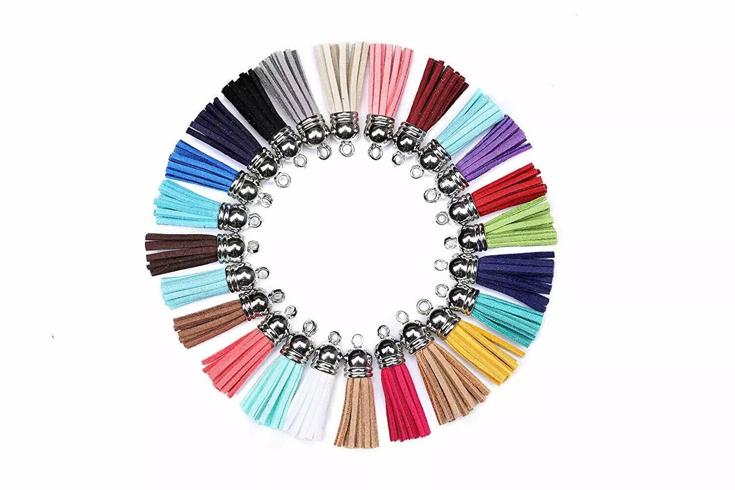 Kitcheniva 100 Pcs Small Leather Tassels