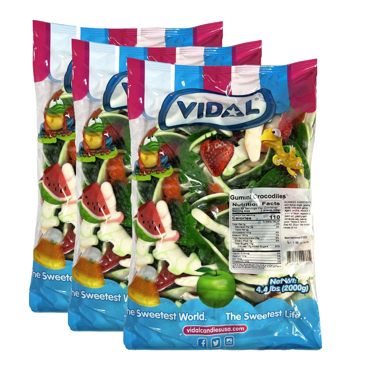 Vidal Gummi Crocodile 4.4lb