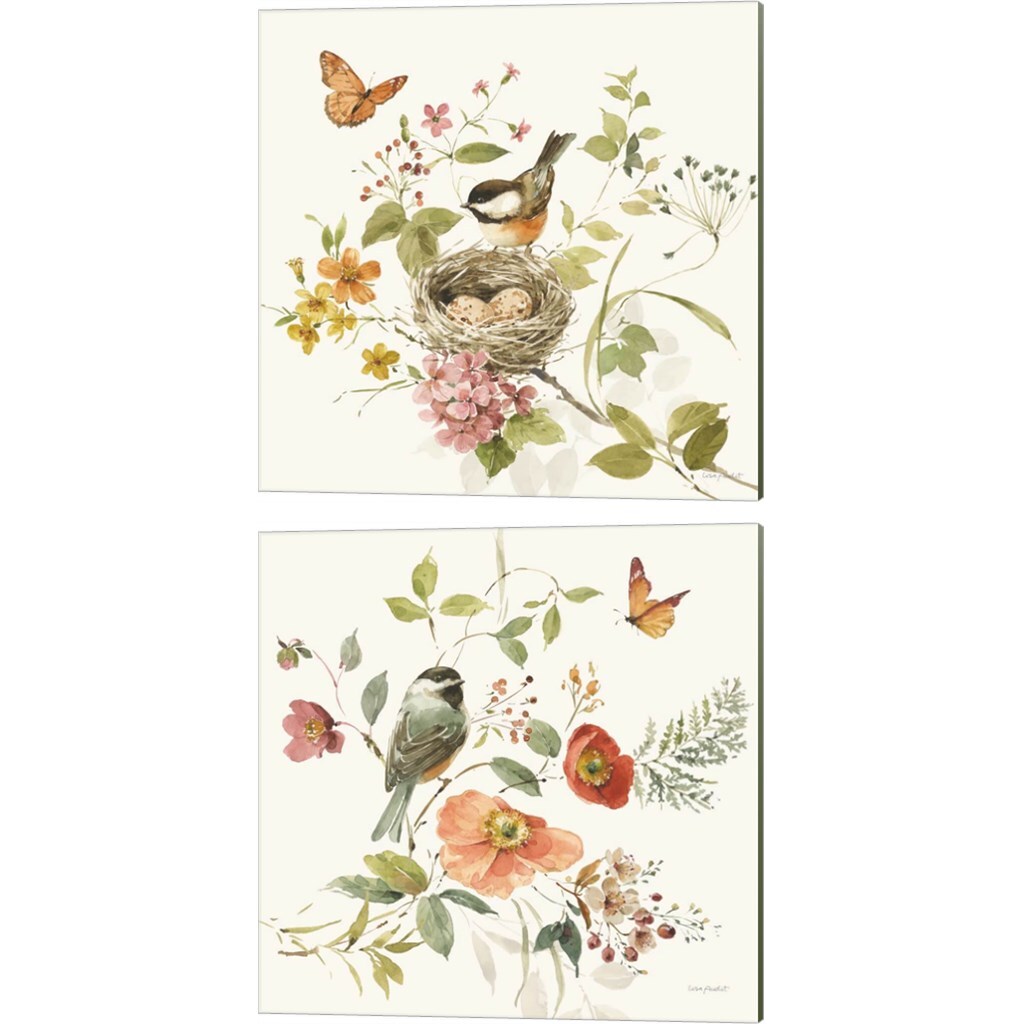 Blessed by Nature A by Lisa Audit 14&#x22; x 14&#x22; Canvas Wall Art (Set of 2)
