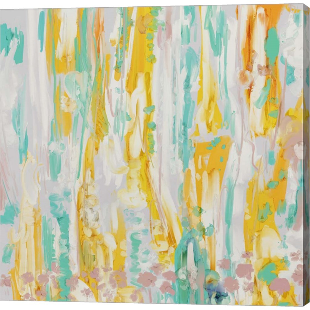 Yellow Sunday by Dan Meneely 24&#x22; x 24&#x22; Canvas Wall Art