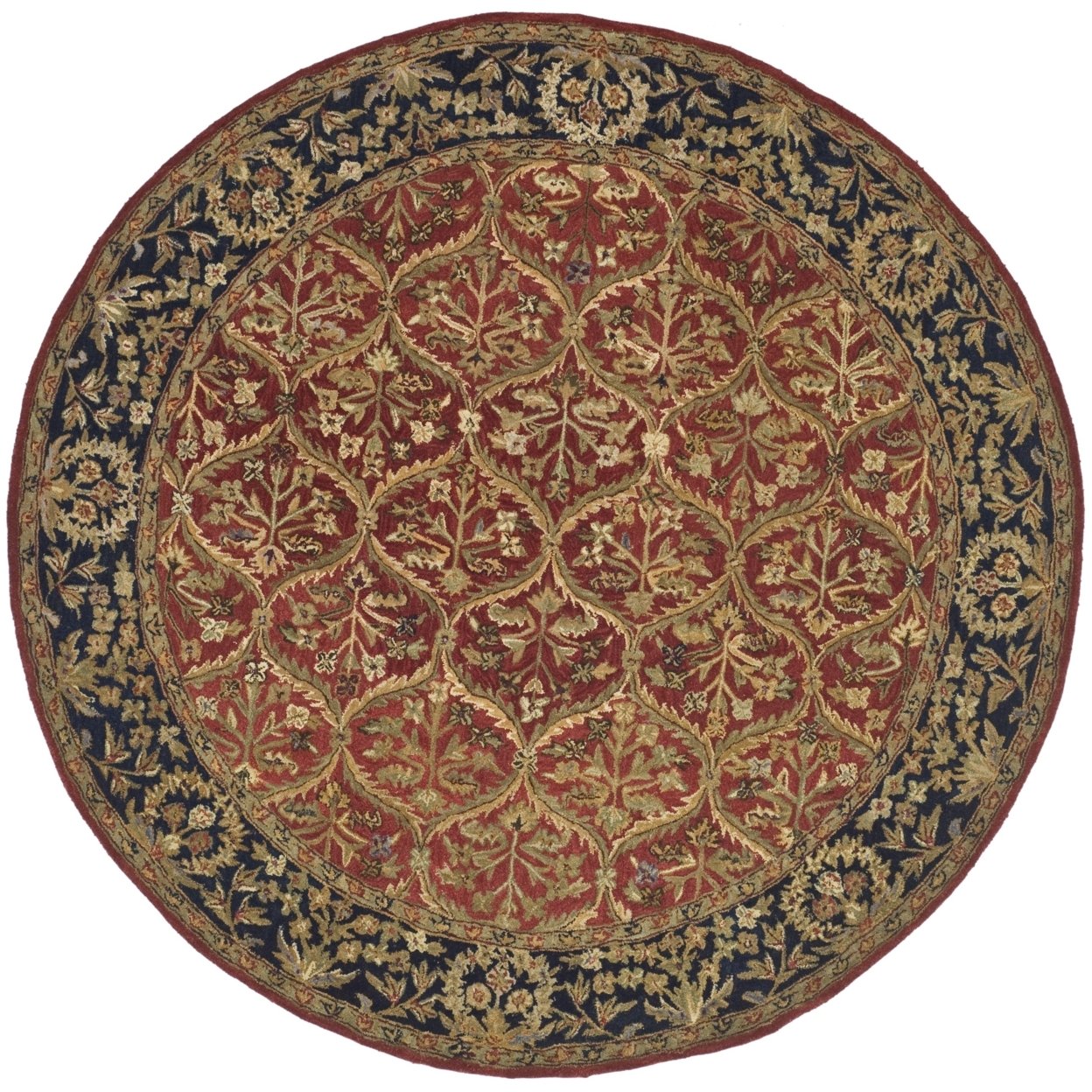 Safavieh   Anatolia AN610A Handmade Red / Navy Rug